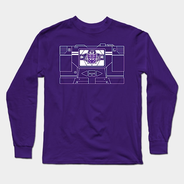 Soundwave Long Sleeve T-Shirt by JustinDM12